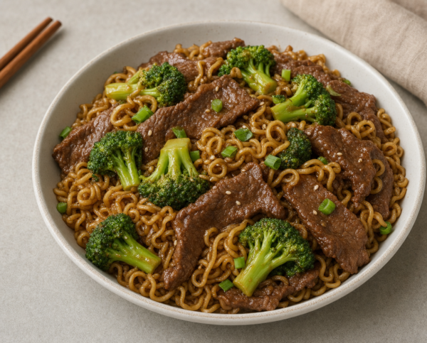 Beef and Broccoli Ramen Stir Fry (Takeout Style in 25 Minutes)