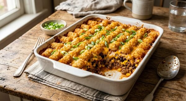 Cowboy Casserole (Crispy Tater Tots, Never Soggy)