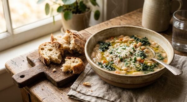 Tuscan White Bean Soup (Creamy Without Any Cream)